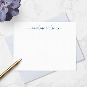 Personalized Note Card Set: Custom Stationery for Ladies | A2 or A7 imagem 8