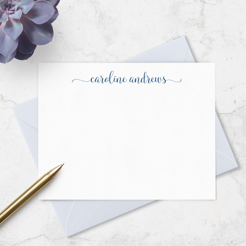 Personalized Note Card Set: Custom Stationery for Ladies | A2 or A7 imagem 8