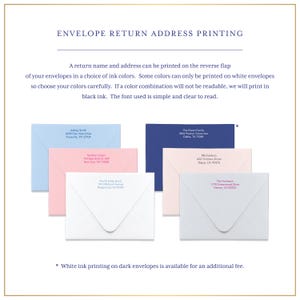 envelope return address printing