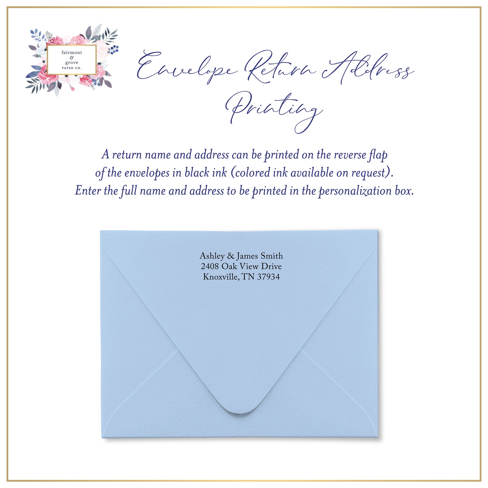 Custom Note Cards with Envelopes Boxed Stationery Set Etsy