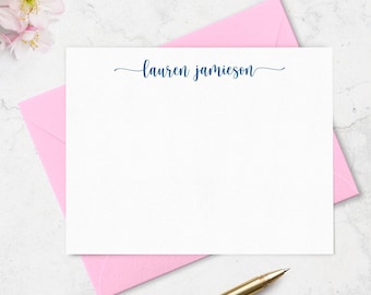 Personalized Stationery Set: Custom Note Cards & Envelopes