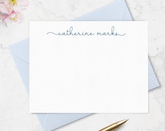 Personalized Note Cards, Custom Stationery with Envelopes, Thank You Cards, Gift for Her, Ladies Stationary