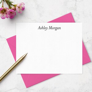 Personalize Note Cards With Envelopes Stationery Set, Personalized With ...