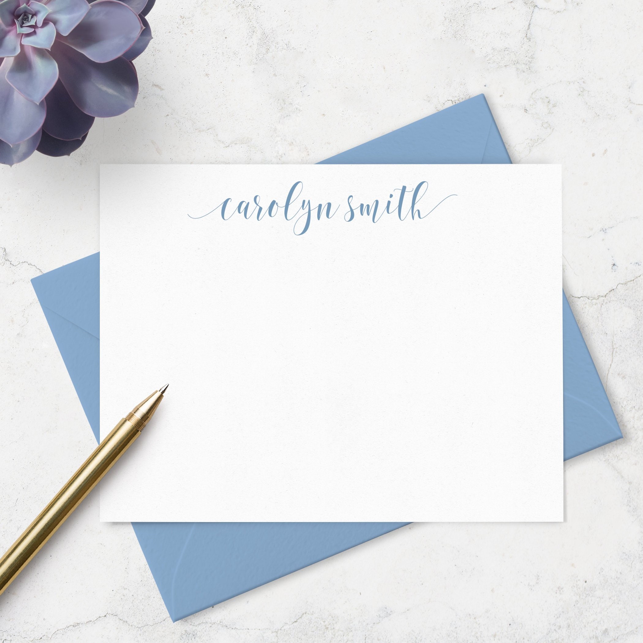 Custom Note Cards with Envelopes Boxed Stationery Set | Etsy