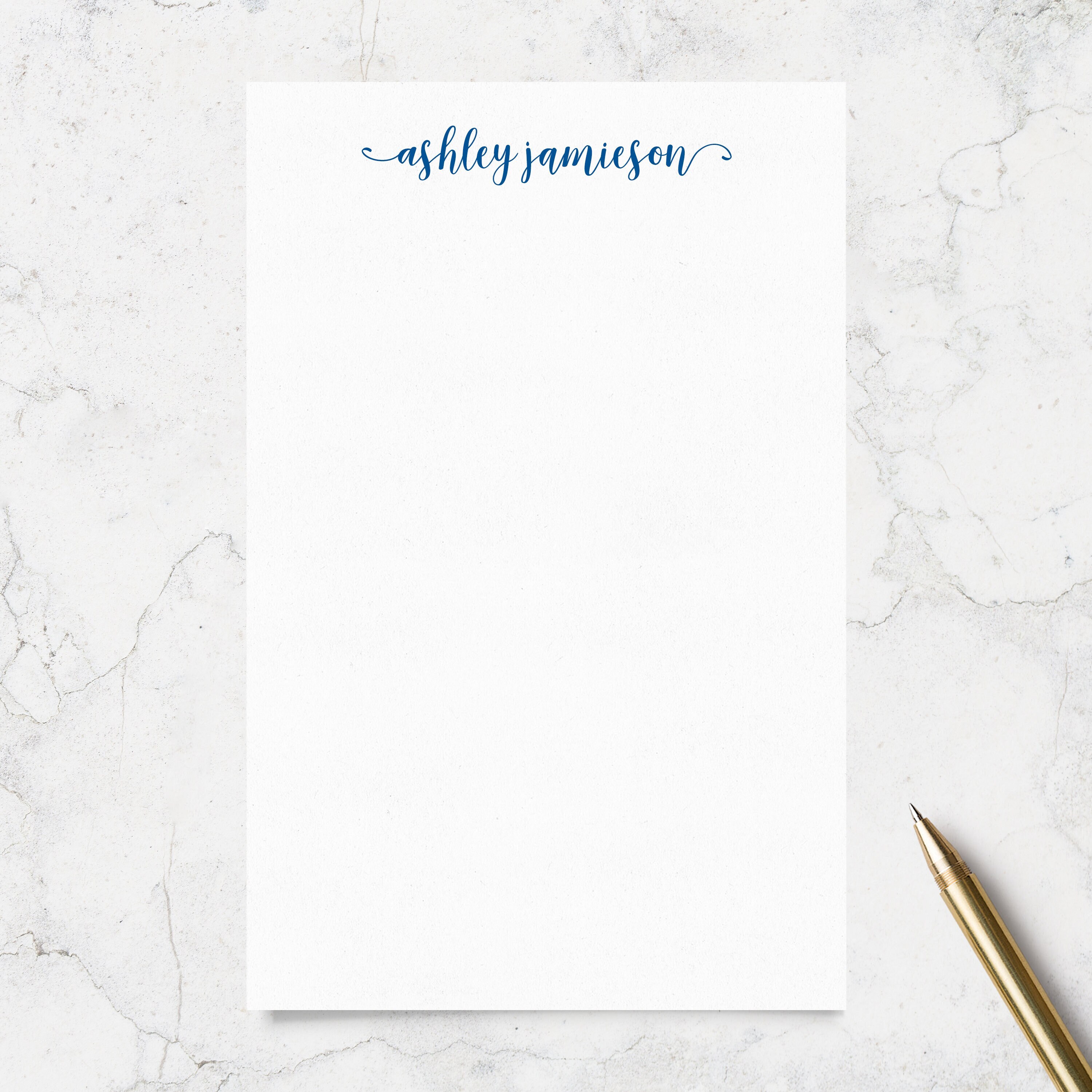 Funny Letterpress Scratch Pad 100 Blank Sheets 4.25 X 5.5 Notepad