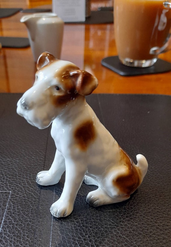 Rare Vintage Goebel Wire Fox Terrier Figurine Sitting - Etsy UK