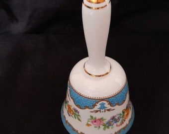 Vintage Crown Staffordshire Fine Bone China Bell ~ Tunis Design ~ Very  Collectable.