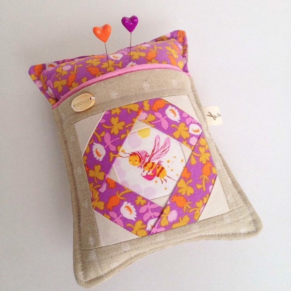 Made to order nanny bee Stitcharmony pincushion