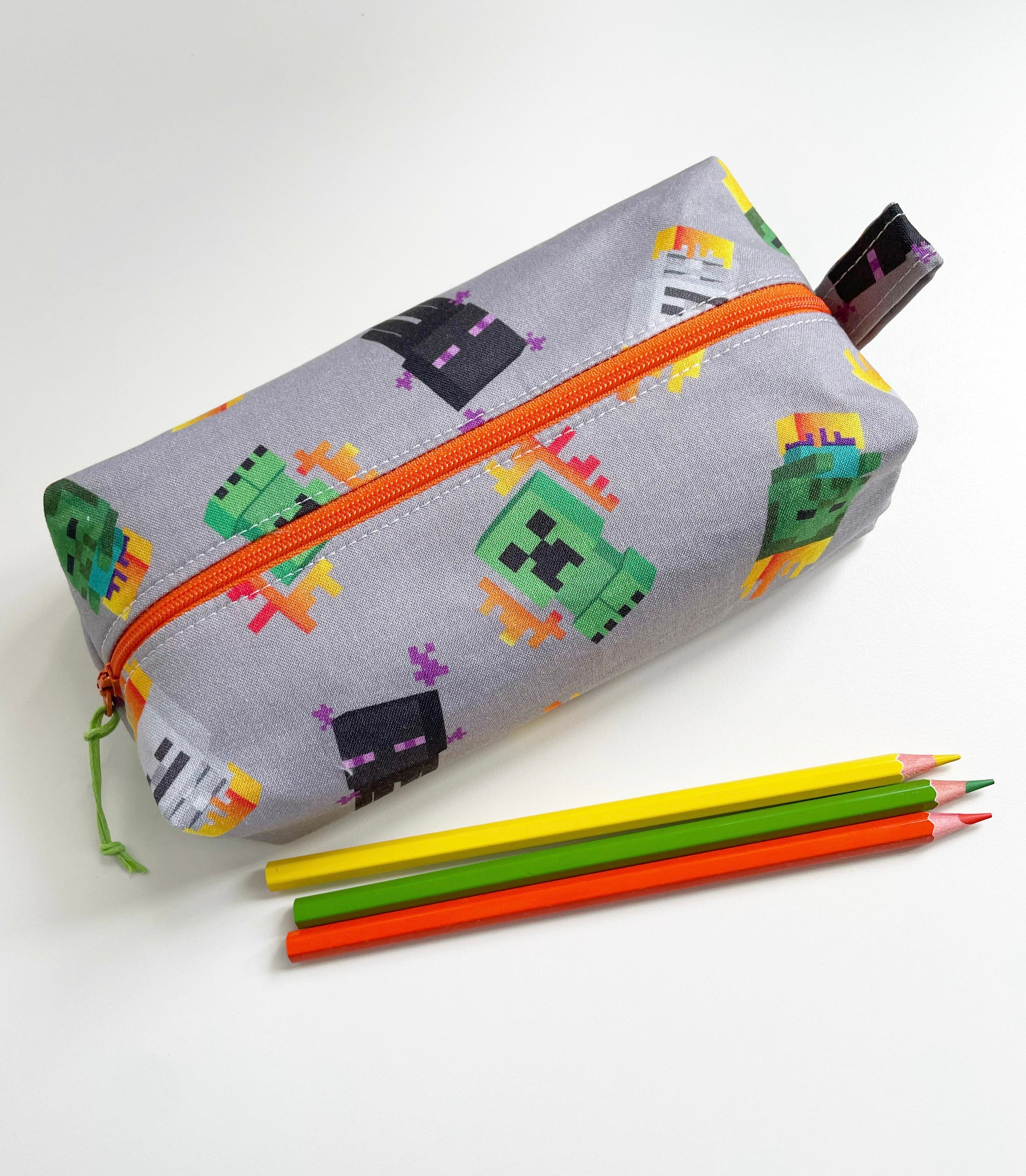 Roblox Game Cartoon Pencil Case Boys Girls Primary Middle School Students  Large Capacity Stationery Storage Pouch Pen Bag