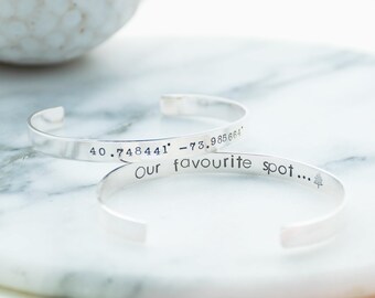 jewelry Bracelet France adjustable bracelet, Travel GPS City of Paris Coordinates map Stamped Bracelet Wrist cuff
