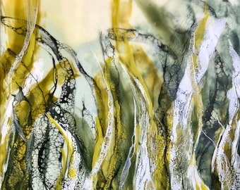 Pintura cáustica abstracta