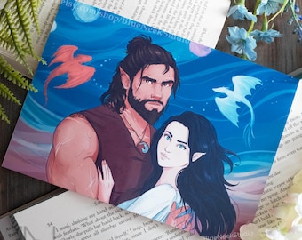 Producto con licencia oficial - Raeve & Kaan - Lámina artística inspirada en la serie Moonfall - When the Moon Hatched