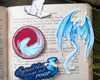 Pegatinas con licencia oficial de When the Moon Hatched - Hechas a mano con ilustraciones originales