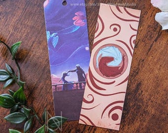 Marcapáginas - Licencia oficial - Moonfall / When the Moon Hatched - con ilustraciones originales -- Romantasy art