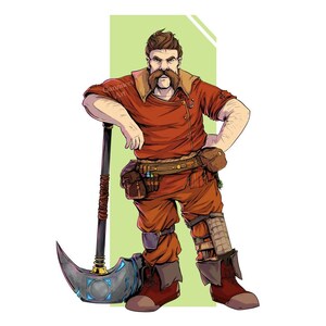 Custom Character Art Commission – Graphic Style (Digital File) image 3