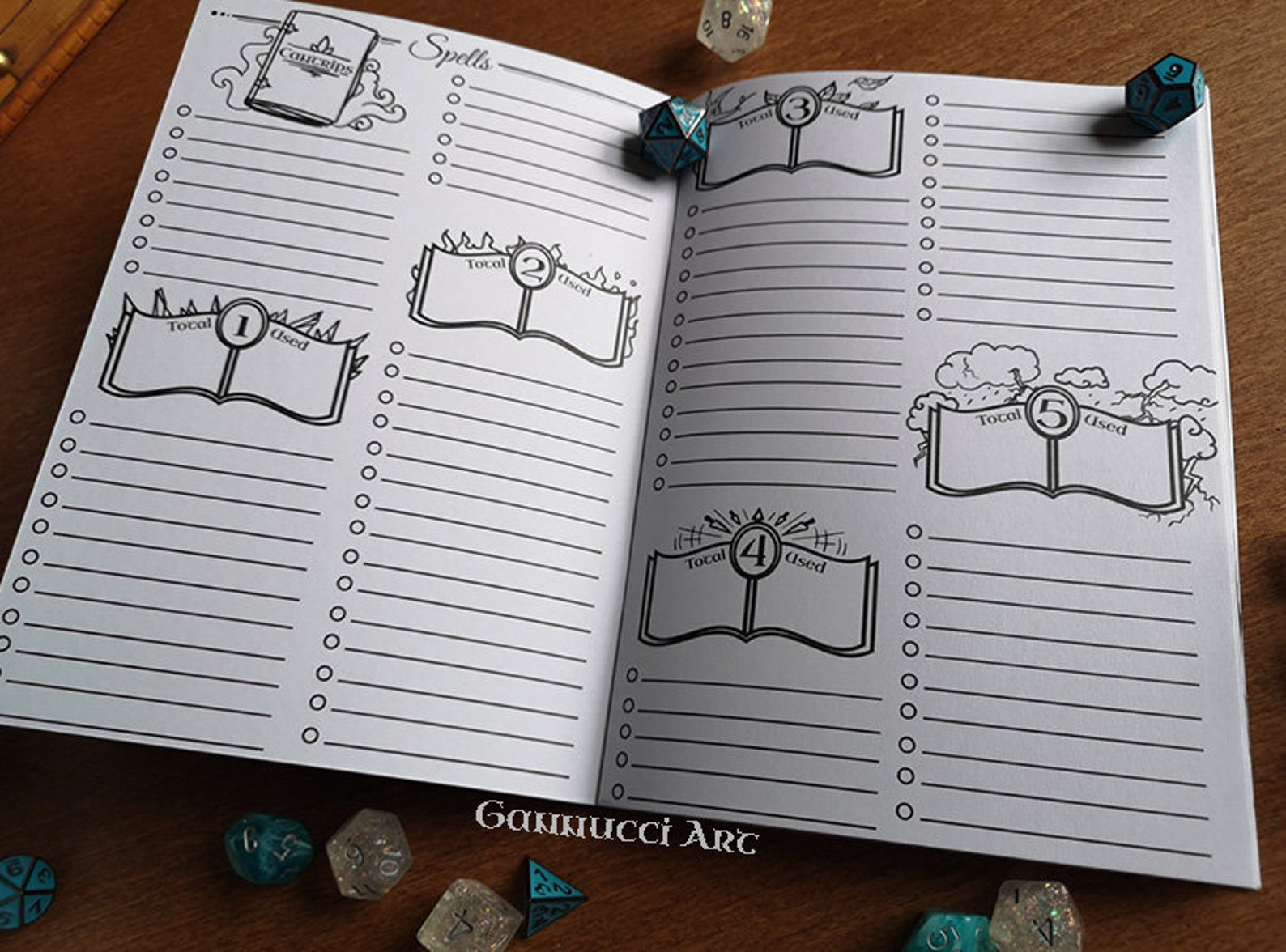 D&amp;D Character Booklet / Journal Character Stats and Notes | Etsy