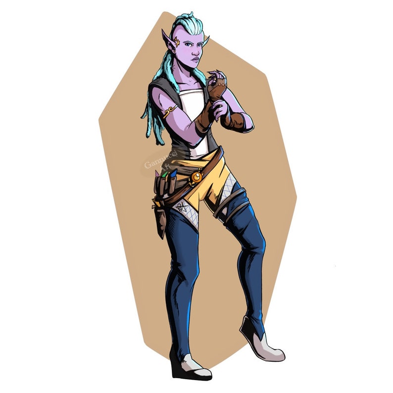Custom Character Art Commission – Graphic Style (Digital File) image 4