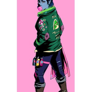 Custom Character Art Commission – Graphic Style (Digital File) image 6