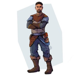 Custom Character Art Commission – Graphic Style (Digital File) image 5