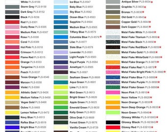 10 12″x15″ sheets of Thermoflex Plus Heat Transfer Vinyl- choose any colors- ships within 24 hours!  FREE SHIPPING!