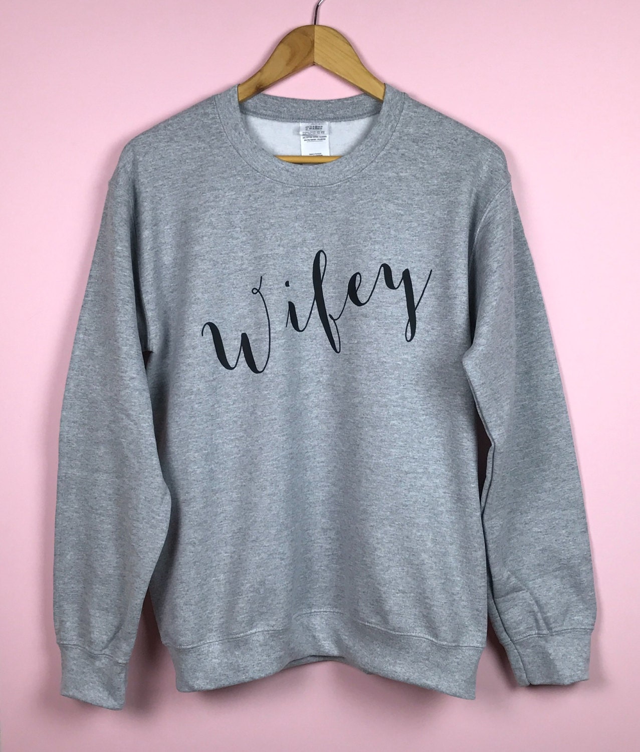 Wifey Sweatshirt. Wifey Shirt. Wifey Unisex Sweatshirt. Bride | Etsy