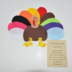 Turkey Feathers Flannel Board Story