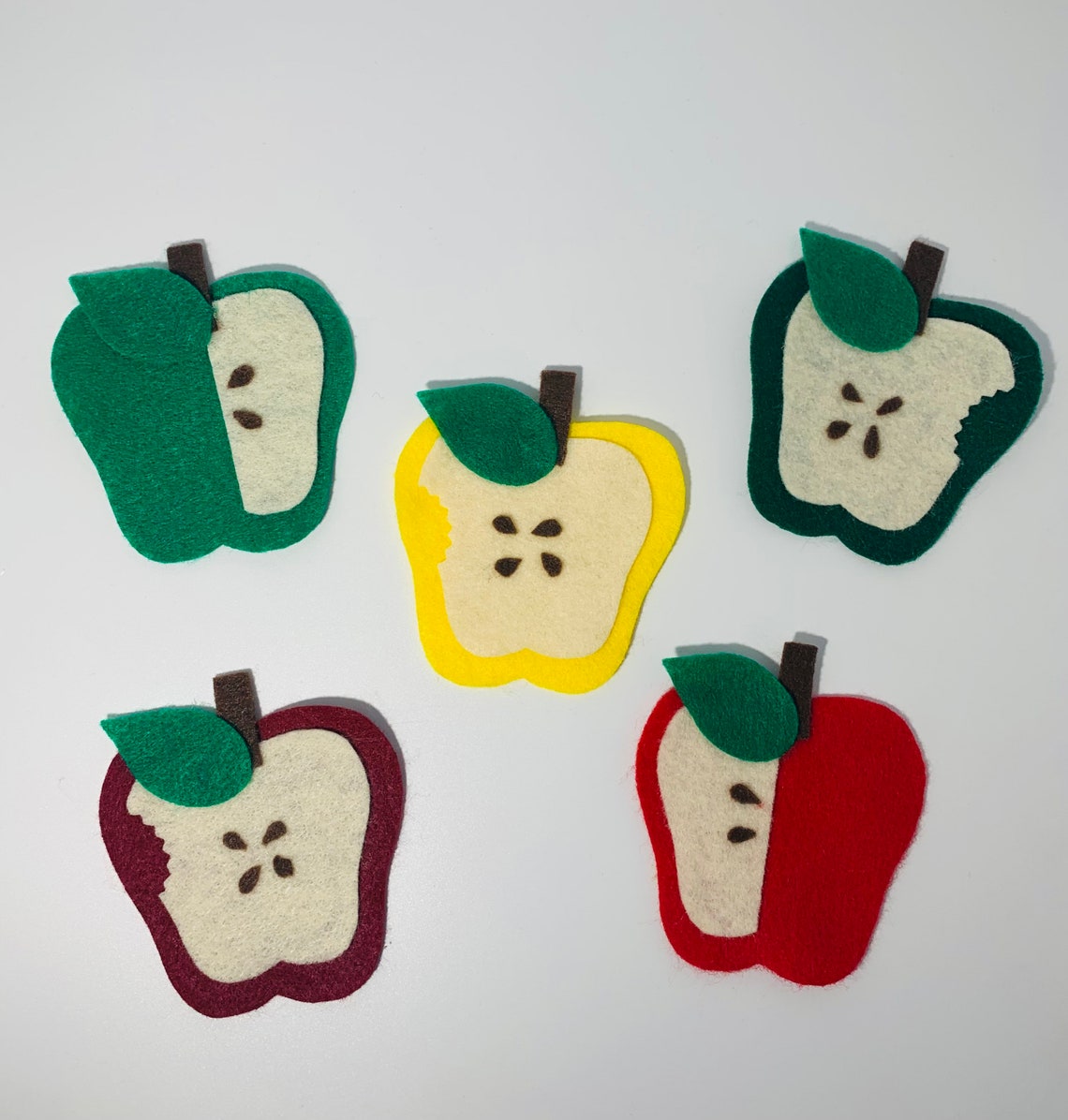 Five Little Apples Flannel Board Story Etsy