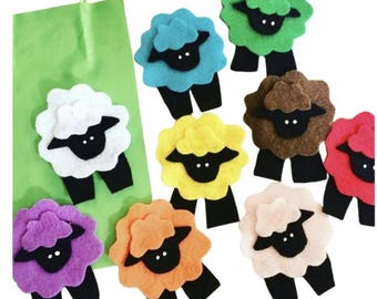 Mary Had a Colorful Lamb Felt Board Story