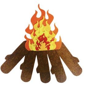 Five Little Logs Camping Felt Board Story