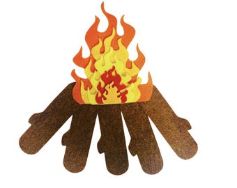 Five Little Logs Camping Felt Board Story