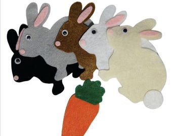 Five Little Bunnies Felt Board Story