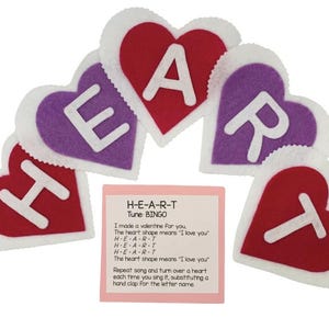 Valentine BINGO Felt Board Story