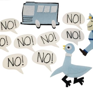 Don&#39;t Let the Pigeon Drive the Bus Felt Board Story