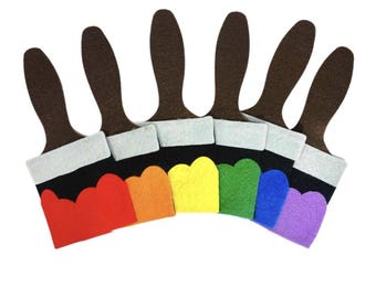 Paint Brush Color Fun Felt Board Story