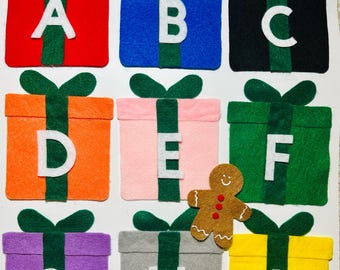 Gingerbread Man Hide and Seek Flannel Felt Story