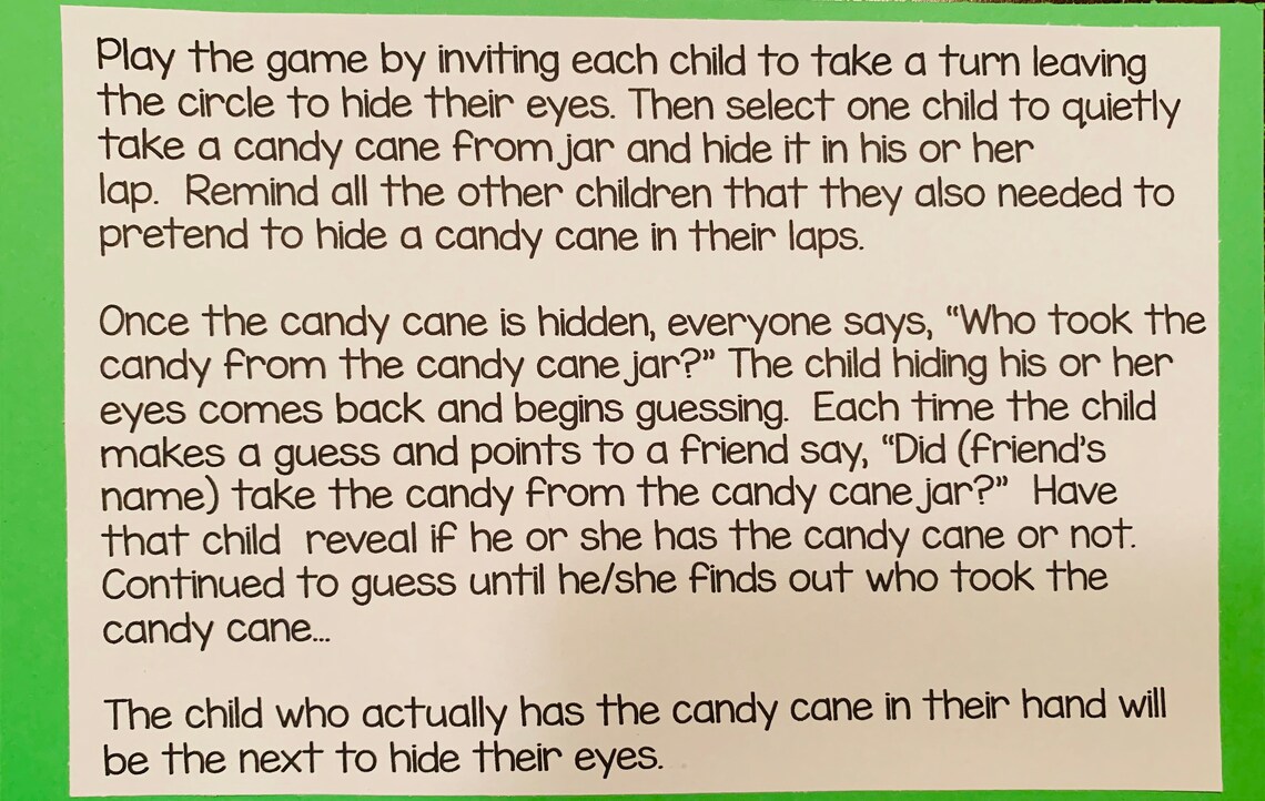 Who Took the Candy From the Candy Jar Flannel Board Story Etsy