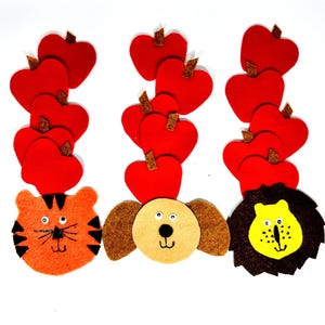 Ten Apples Up on Top Felt Board Story