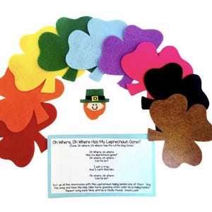 Leprechaun Hiding Felt Board Story