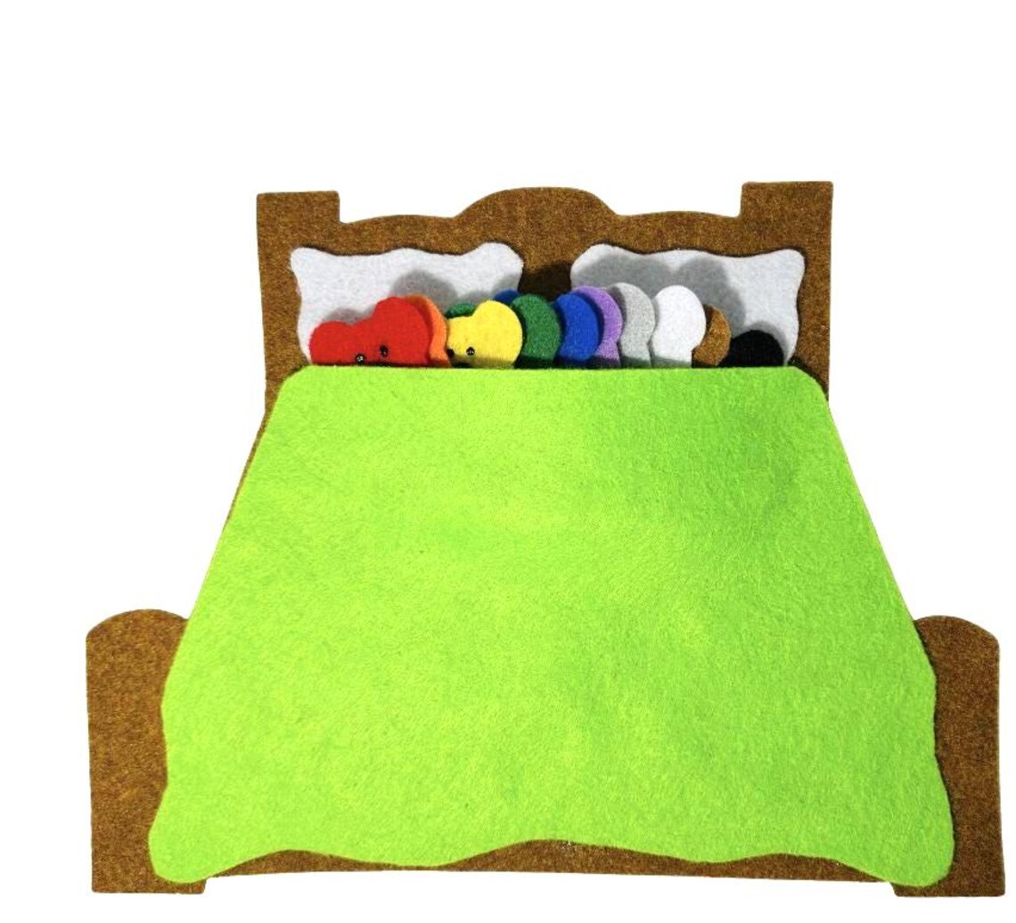 Ten in the Bed Felt Board Story - Etsy