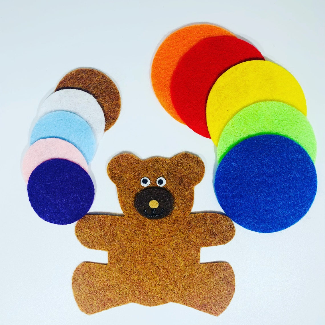 Teddy Bear Colors Flannel Board Story - Etsy