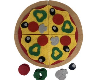 Pizza Felt Play Set