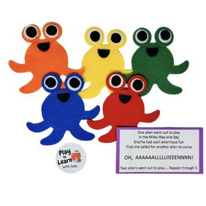 Five Little Aliens Felt Board Story