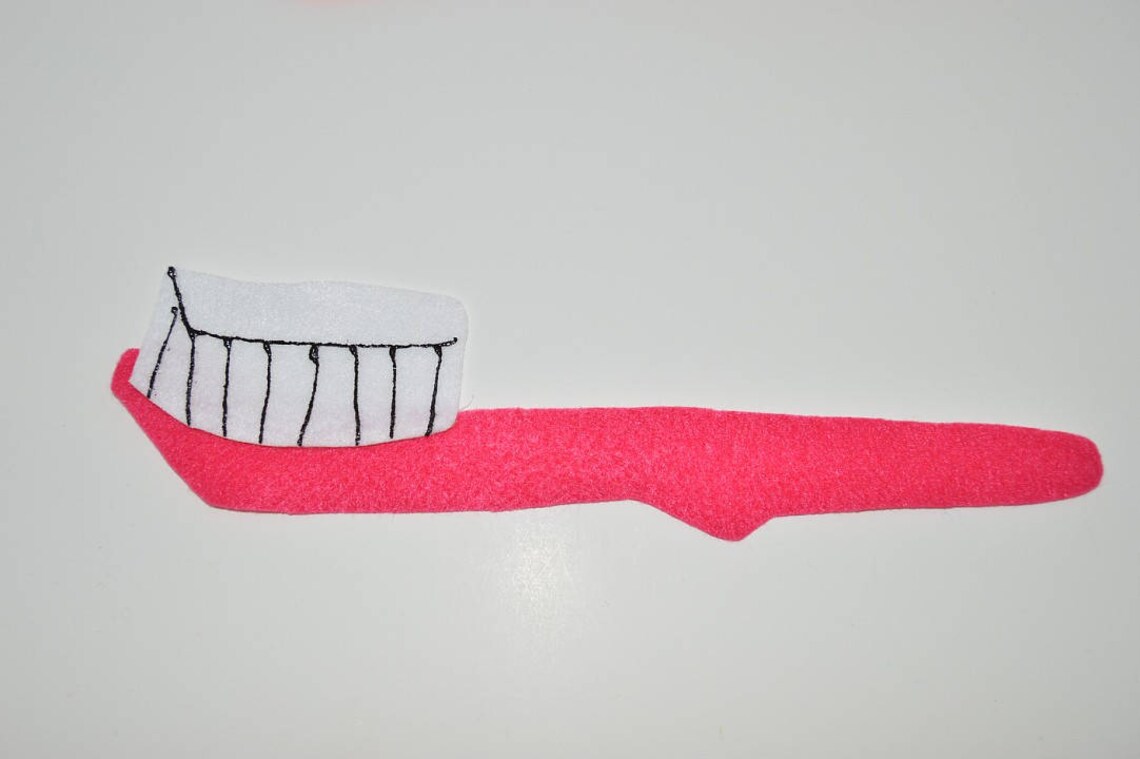 My Colorful Toothbrushes Flannel Board Story Etsy