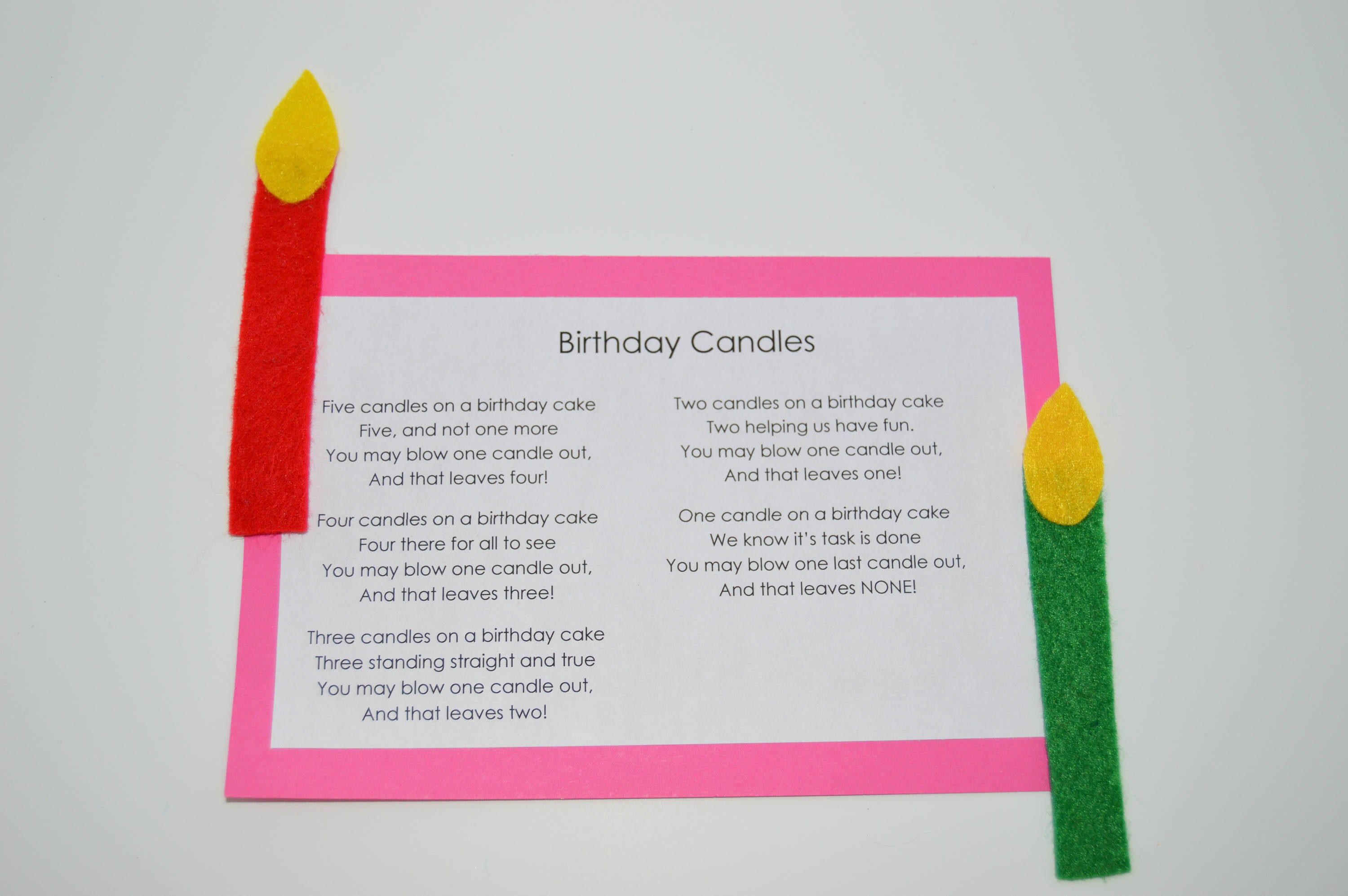 Happy Birthday Flannel Board Story Etsy