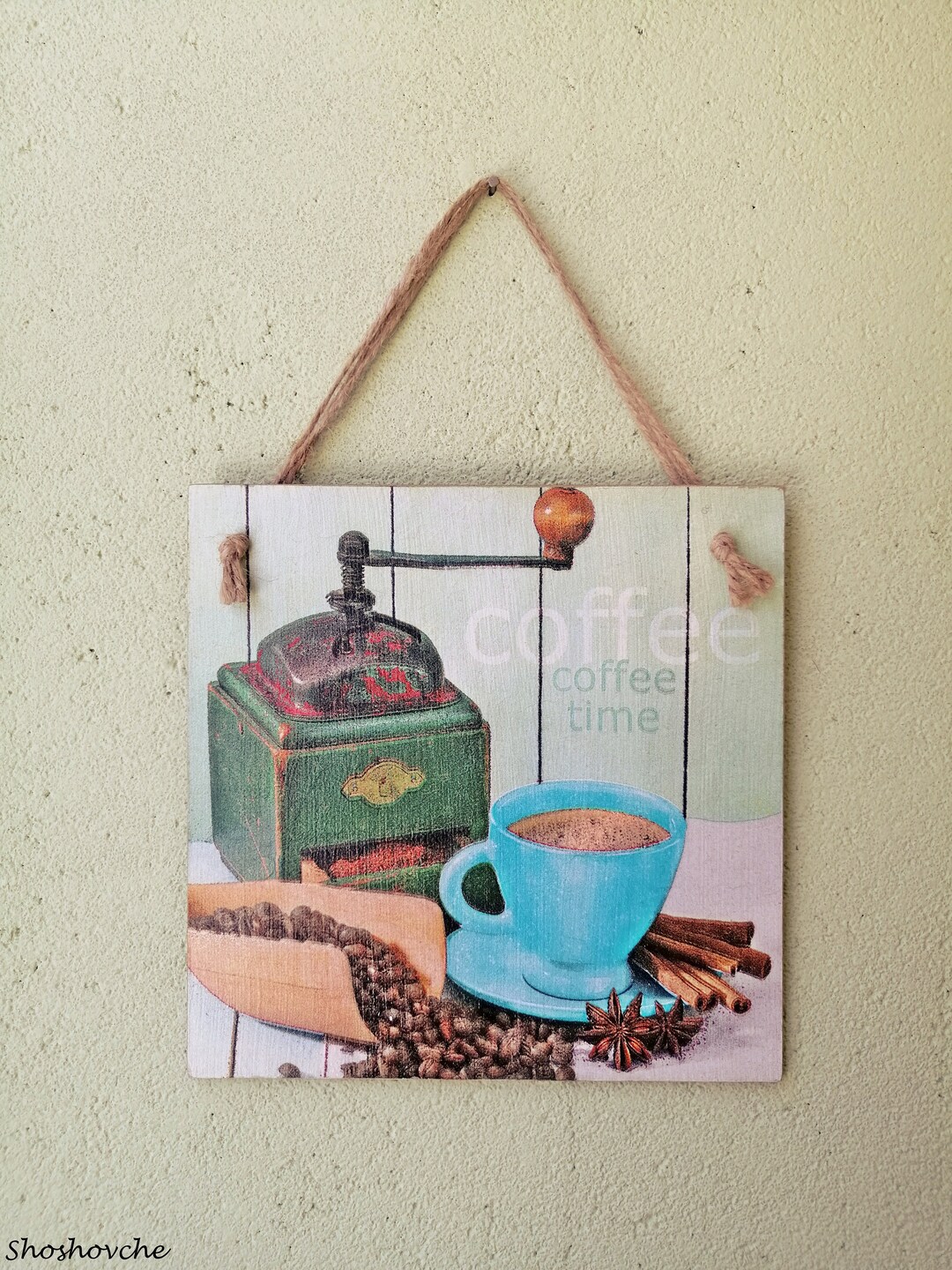Coffee Wall Hanging Plaque Kitchen Wooden Sign Coffee Lover Etsy