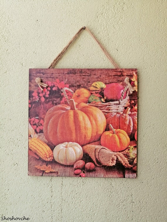 Fall Wall Decor Pumpkin Wall Decor Country Autumn Wall Art Etsy UK