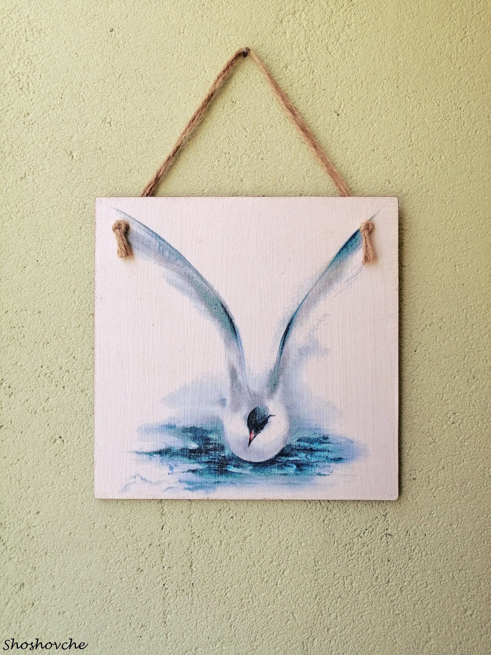 White Swan Wall Art Print Wooden Wall Hanging Decor Swan - Etsy