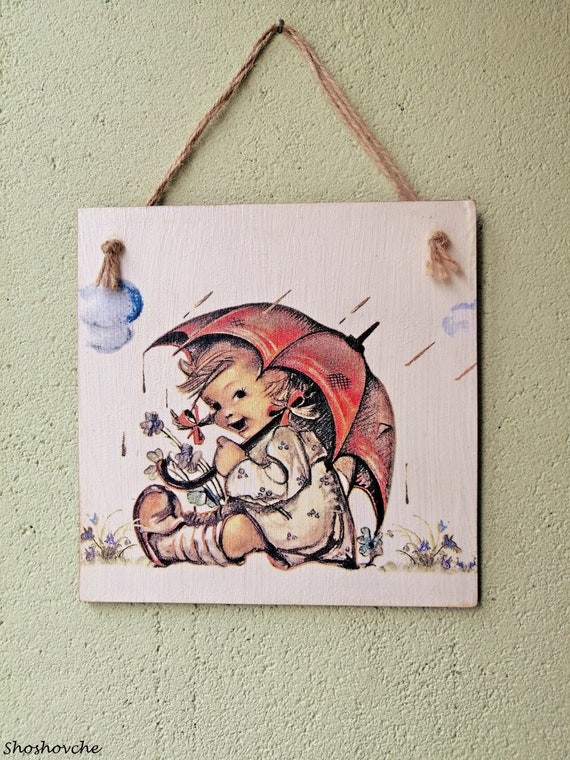 Child Room Wall Decor Wooden Children Room Hanging Plaque Etsy