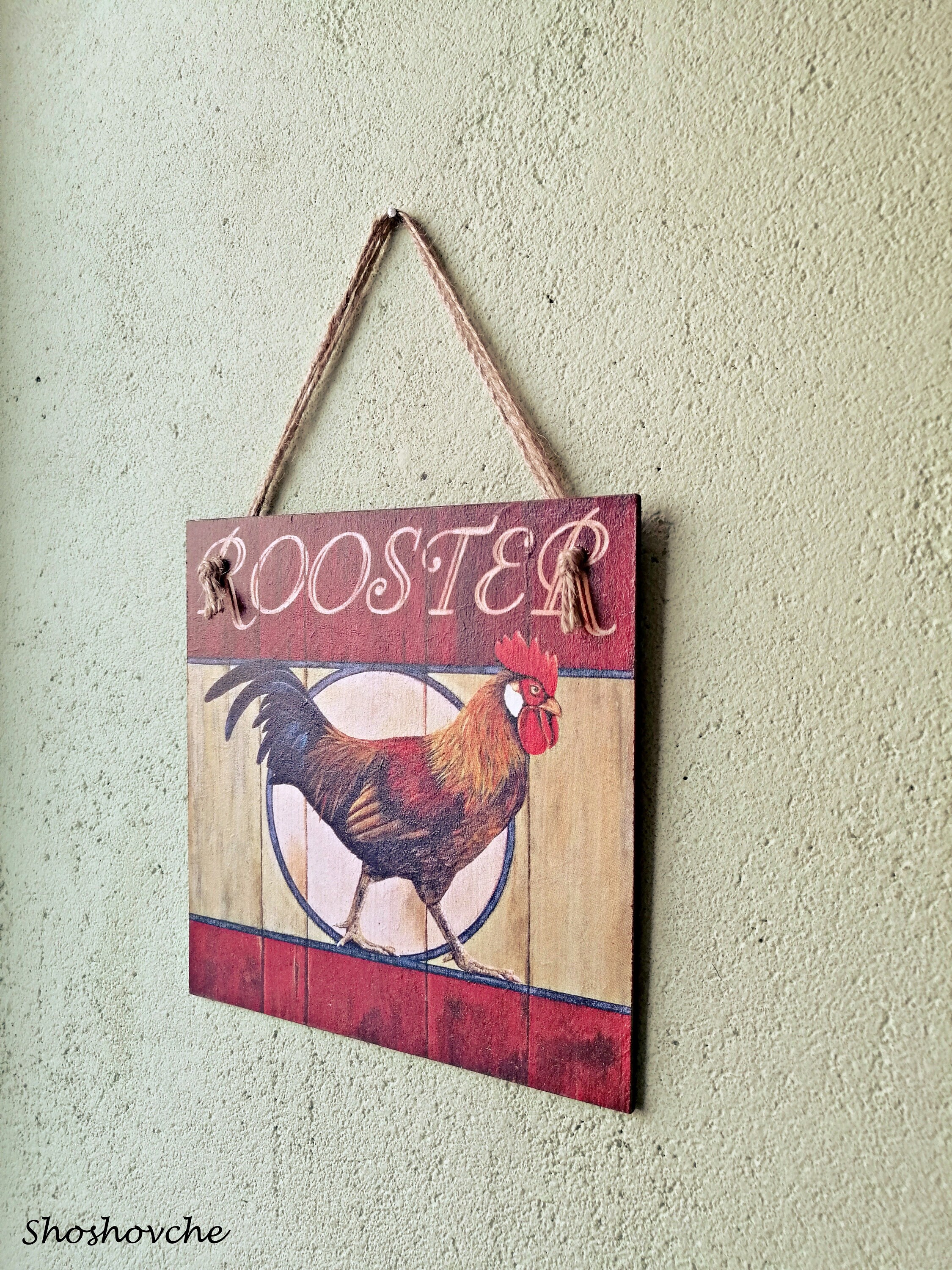 Rustic Animal Sign Rooster Sign, Rustic Wall Hanging Plaque/picture Farm Life/animals Sign ...