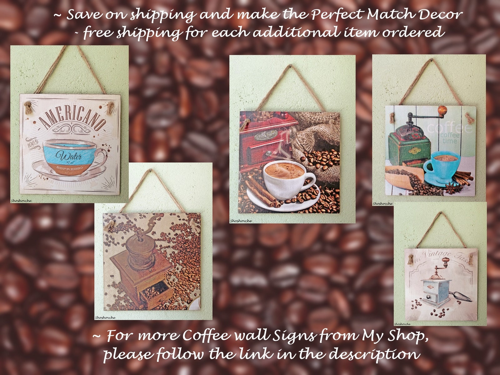 Coffee wall hanging plaque Kitchen wooden sign Coffee lover Etsy
